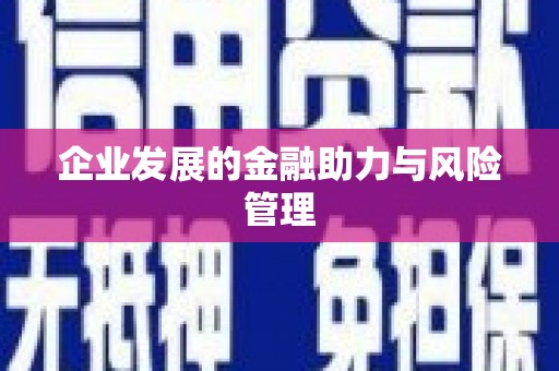 车城企业发展的金融助力与风险管理