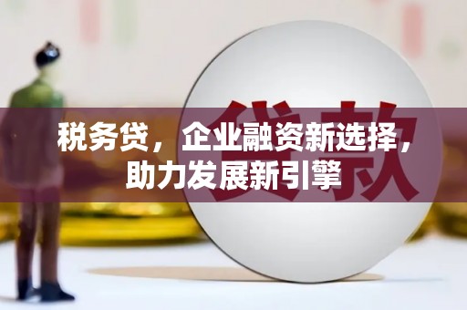 车城税务贷，企业融资新选择，助力发展新引擎