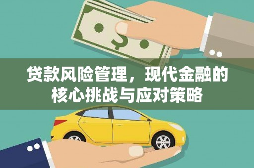 车城贷款风险管理，现代金融的核心挑战与应对策略