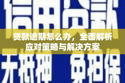 车城贷款逾期怎么办，全面解析应对策略与解决方案
