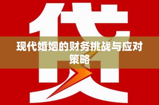 车城现代婚姻的财务挑战与应对策略