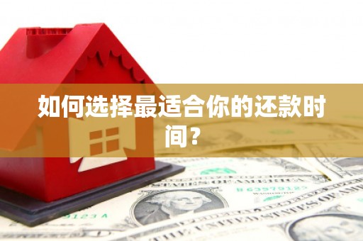 车城如何选择最适合你的还款时间？