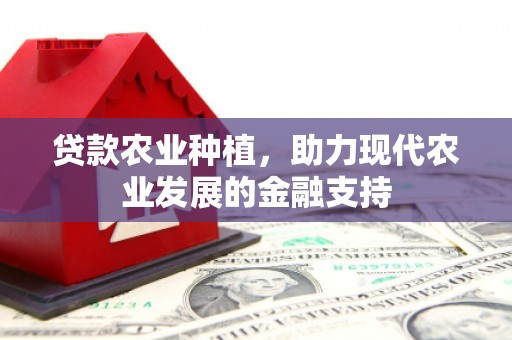 车城贷款农业种植，助力现代农业发展的金融支持